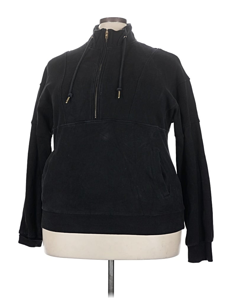 Pre-owned Zyia Active Sweatshirt In Black