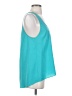 Current Affair Teal Sleeveless Blouse Size S - photo 4