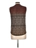 Kenar 100% Rayon Brown Sleeveless Blouse Size L - photo 2