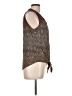 Kenar 100% Rayon Brown Sleeveless Blouse Size L - photo 4