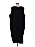 Tribeca 100% Polyester Solid Black Casual Dress Size 26 waist - photo 2
