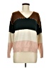 Assorted Brands Color Block Brown Pullover Sweater Size M - photo 1
