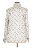 Unbranded Chevron-herringbone Ivory Long Sleeve Button-Down Shirt Size XL - photo 2