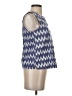J.Crew 100% Cotton Blue Sleeveless Blouse Size 2 - photo 4