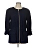 St. John Blue Wool Blazer Size L - photo 1