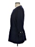 St. John Blue Wool Blazer Size L - photo 5