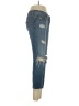 Ann Taylor LOFT 100% Cotton Hearts Blue Jeans Size 25 waist - photo 4