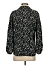 Nordstrom 100% Polyester Black 3/4 Sleeve Blouse Size S - photo 2