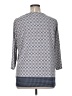 Dana Buchman Gray 3/4 Sleeve Blouse Size XL - photo 2
