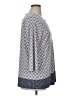 Dana Buchman Gray 3/4 Sleeve Blouse Size XL - photo 4