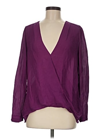 A.L.C. Long Sleeve Silk Top (view 1)