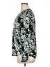 Laura Scott 100% Polyester Floral Green Long Sleeve Blouse Size XL - photo 5