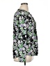 Laura Scott 100% Polyester Floral Green Long Sleeve Blouse Size XL - photo 4
