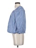 J.Crew 100% Cotton Blue 3/4 Sleeve Blouse Size 00 - photo 5