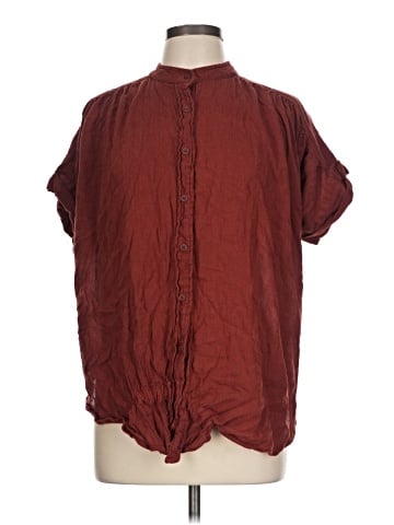 Silence and Noise Short Sleeve Blouse (view 1)