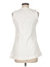 Unbranded White Sleeveless Button-Down Shirt Size M (estimated) - photo 2