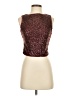 Shein 100% Polyester Burgundy Tank Top Size 4 - photo 1