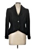 Emporio Armani 100% Cupro Black Blazer Size 10 - photo 1