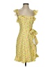 BCBGeneration 100% Polyester Yellow Cocktail Dress Size 0 - photo 1
