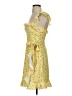 BCBGeneration 100% Polyester Yellow Cocktail Dress Size 0 - photo 5