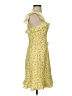 BCBGeneration 100% Polyester Yellow Cocktail Dress Size 0 - photo 4