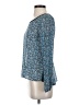 Eyelash Couture Blue Long Sleeve Blouse Size XS - photo 5
