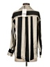 Zara Stripes Black Tan Long Sleeve Button-Down Shirt Size XS - photo 2