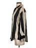 Zara Stripes Black Tan Long Sleeve Button-Down Shirt Size XS - photo 5