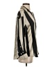 Zara Stripes Black Tan Long Sleeve Button-Down Shirt Size XS - photo 4