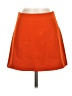 Zara 100% Polyester Solid Orange Casual Skirt Size XS - photo 1