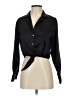 Lily Star 100% Polyester Black Long Sleeve Blouse Size S - photo 1