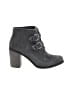 bc Gray Black Ankle Boots Size 8 1/2 - photo 1