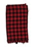 Unbranded Checkered-gingham Red Scarf One size - photo 2