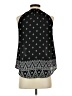 Pink Rose 100% Polyester Black Sleeveless Blouse Size S - photo 2