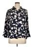 LC Waikiki Floral Blue 3/4 Sleeve Blouse Size EU 48 / US 18 - photo 1