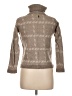 Barbour Tweed Brown Turtleneck Sweater Size 6 - photo 2