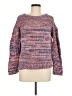Claudie Pierlot 100% Cotton Tweed Blue Pullover Sweater Size 8 (3) - photo 1