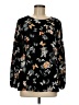 Philosophy 100% Polyester Black Long Sleeve Blouse Size M - photo 1