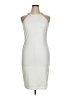 Bebe Solid Ivory Cocktail Dress Size XL - photo 1