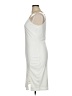 Bebe Solid Ivory Cocktail Dress Size XL - photo 5