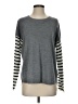 French Connection 100% Acrylic Stripes Gray Pullover Sweater Size S - photo 1