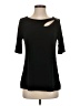 Chico's Black 3/4 Sleeve Top Size 0 (S) - photo 1
