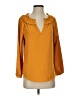 J.Crew 100% Polyester Orange 3/4 Sleeve Blouse Size XXS - photo 1