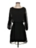 Express 100% Polyester Solid Black Casual Dress Size S - photo 1