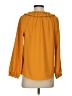 J.Crew 100% Polyester Orange 3/4 Sleeve Blouse Size XXS - photo 2