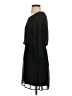 Express 100% Polyester Solid Black Casual Dress Size S - photo 5
