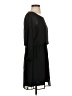Express 100% Polyester Solid Black Casual Dress Size S - photo 4