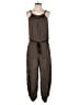 Flannel 100% Rayon Polka Dots Brown Jumpsuit Size Sm (1) - photo 1