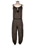 Flannel 100% Rayon Polka Dots Brown Jumpsuit Size Sm (1) - photo 2