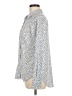 A New Day 100% Polyester Polka Dots Silver Long Sleeve Blouse Size M - photo 5